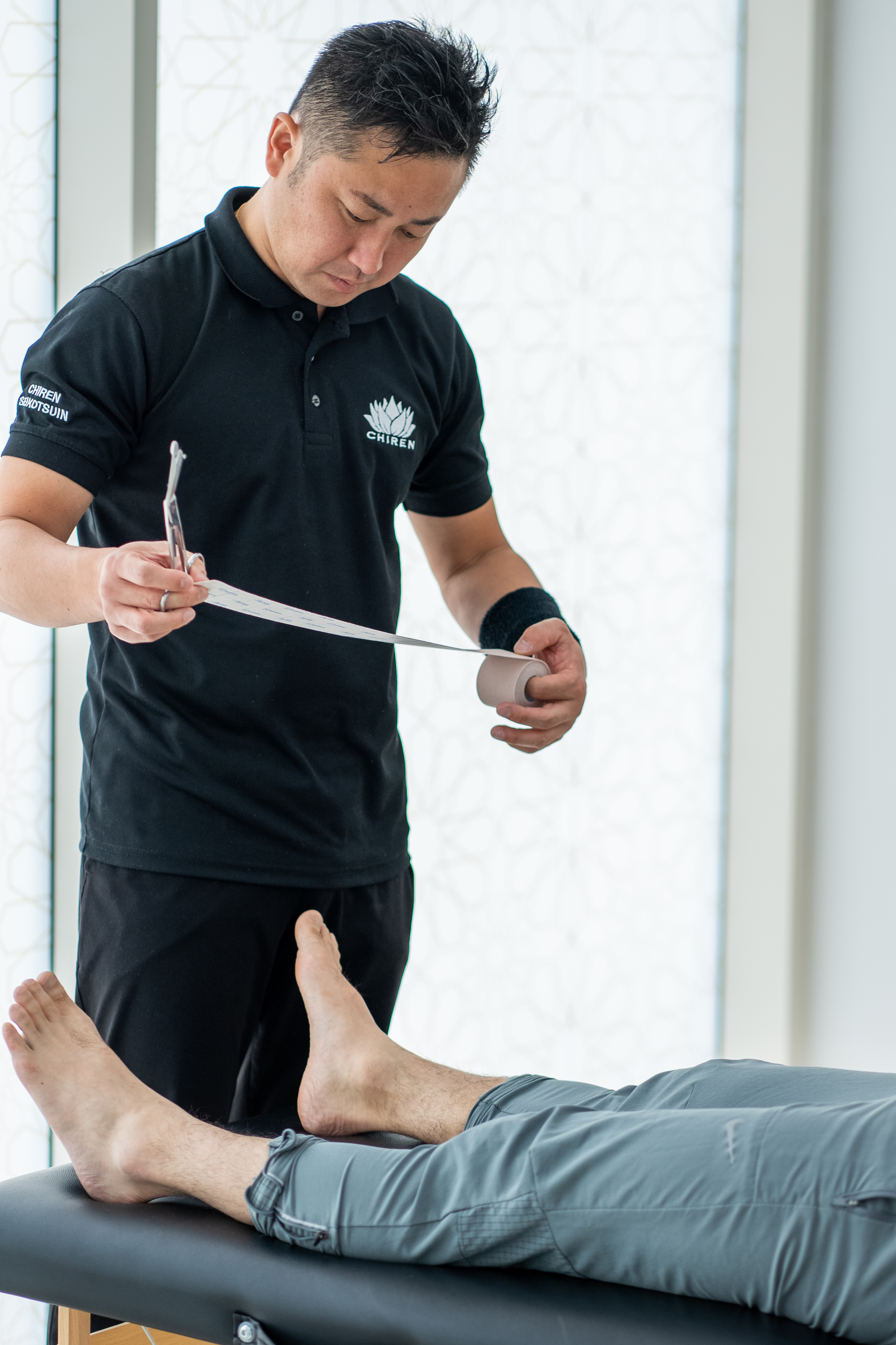 テーピングと計測